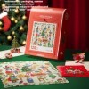 Puzzles de Noël,Puzzle de Noël 120 pièces - Puzzles pour dâge préscolaire pour garçons et filles âgés de 4 à 6 ans, jouets é