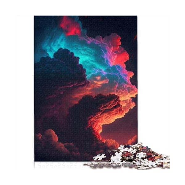 Puzzle Astro Naut 500 pièces Puzzle Adulte Puzzles pour Adultes en Bois Puzzles pour Adultes apprenant des Jouets éducatifs 5