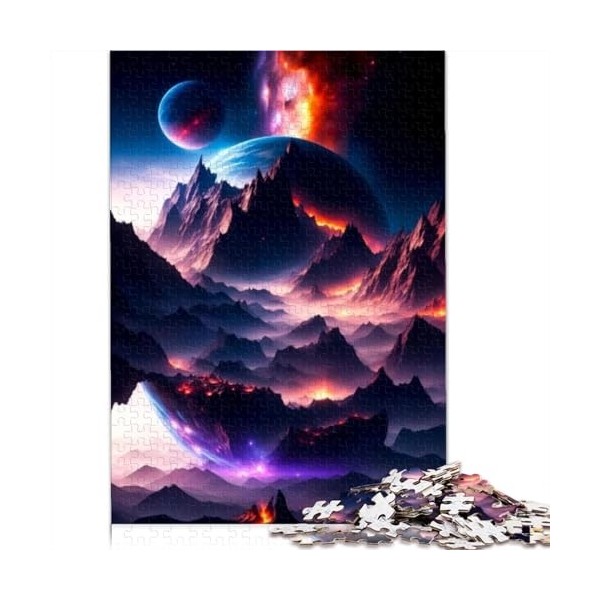 Puzzle Astro Naut 500 pièces Puzzle Adulte Puzzles pour Adultes en Bois Puzzles pour Adultes apprenant des Jouets éducatifs 5