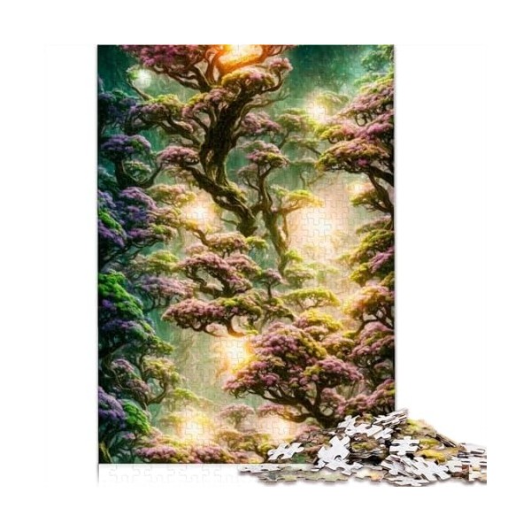 Puzzles pour Adultes Arbres Galaxies de 500 pièces Puzzles pour Adultes en Bois Puzzle pour Adultes Puzzle pour Adultes et En