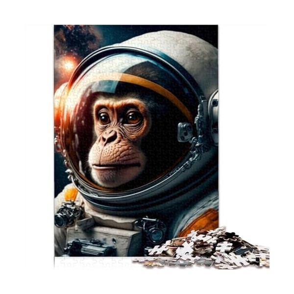 Puzzles pour Enfants Astronaute Kosmonaut Puzzles pour Adultes Puzzles en Bois Puzzle Cadeaux pour Le Plaisir en Famille et L