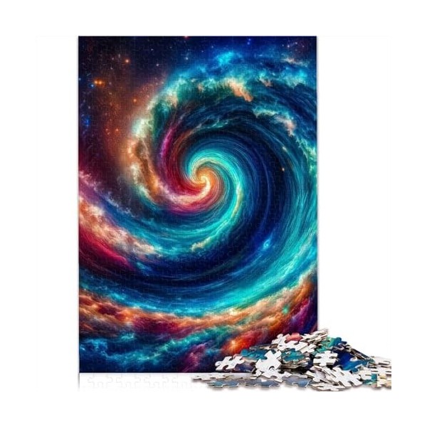 Puzzles pour Adultes 500 pièces Puzzle Spatial Yin et Yang pour Adultes Puzzles en Bois Cadeaux danniversaire de Noël 500 pi