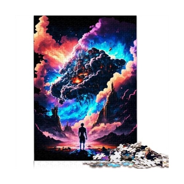 Puzzles pour Adultes Astral Wolf 500 Puzzles Adultes et Enfants Puzzle en Bois pour Adultes Puzzle pour Adultes et Enfants 50