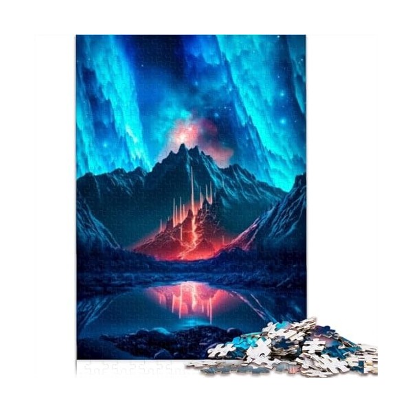 Puzzles pour Adultes Astral Wolf 500 Puzzles Adultes et Enfants Puzzle en Bois pour Adultes Puzzle pour Adultes et Enfants 50