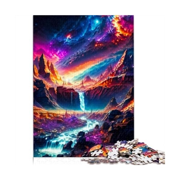 Puzzles pour Adultes 500 Jouets de Puzzle Magic Lake Jeu de Puzzle pour Adultes Puzzles en Bois Bon Cadeau pour Adultes et En