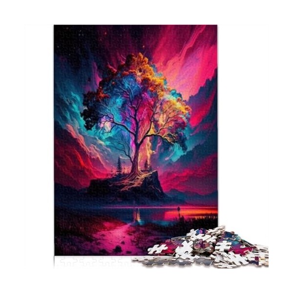 Puzzles pour Adultes 500 Jouets de Puzzle Magic Lake Jeu de Puzzle pour Adultes Puzzles en Bois Bon Cadeau pour Adultes et En