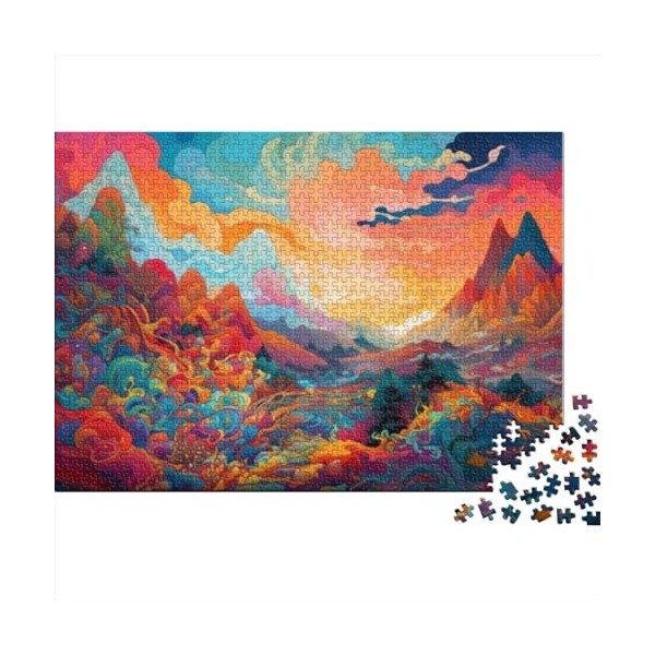 Puzzles Great Sage 500 pièces pour Adultes Puzzles en Bois pour Adultes et Enfants Décoration dintérieur Unique et Cadeaux 5