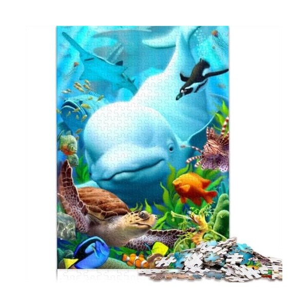 Puzzle pour Adultes The Ride 500 pièces pour Adultes et Enfants Puzzle en Bois Cadeaux Jeu Familial pour Adultes et Enfants 5