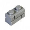 LEGO Parts and Pieces: Light Gray Medium Stone Grey 1x2 Masonry Profile Brick x100