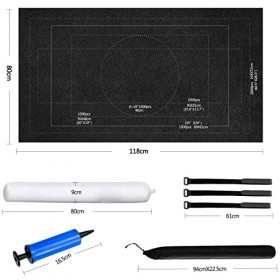 2000 Pièces Tapis de Puzzle, 80 X 118 Cm Jeu de Rouleaux de Puzzle Tapis de Puzzle avec Sacs de Rangement de Puzzle Noir 