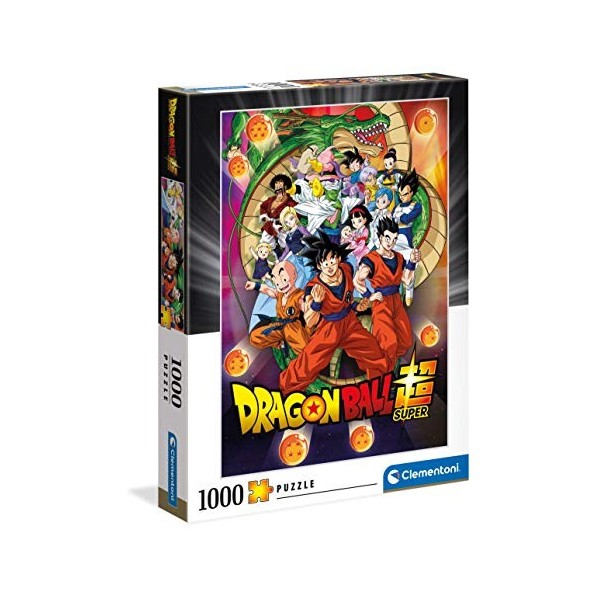 Clementoni Dragon Ball Z Ball-1000 pièces-Puzzle Adulte-fabriqué en Italie, 39600, No Color