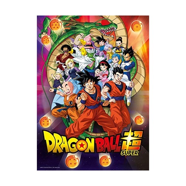 Clementoni Dragon Ball Z Ball-1000 pièces-Puzzle Adulte-fabriqué en Italie, 39600, No Color