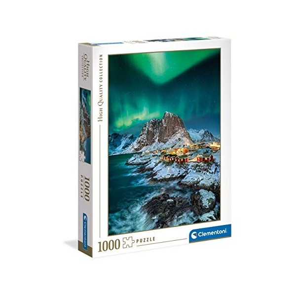 Clementoni- Lofoten Islands-1000 pièces-Puzzle Adulte-fabriqué en Italie, 39601, Multicolore