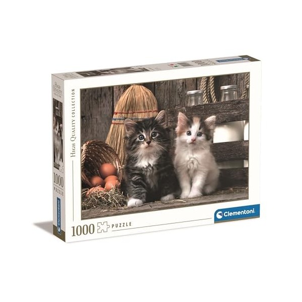 Clementoni - 393404 - Puzzle - Chatons mignons - 1000 Pièces