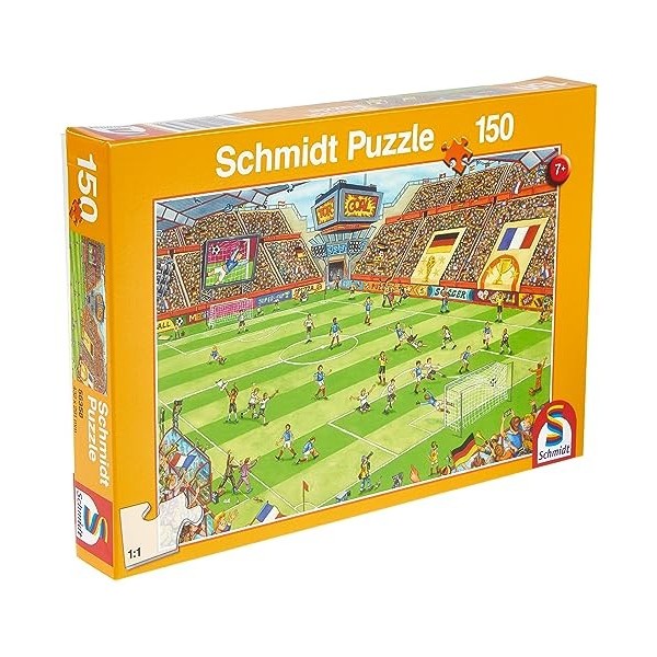 Schmidt Spiele Finale au Stade de Football-Puzzle enfant-150 pièces, 56358, Multicolore