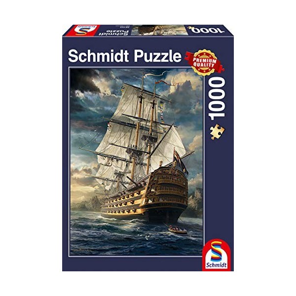 Schmidt , Sails Set 1000pc , Puzzle, Ages 12+, 1 Players