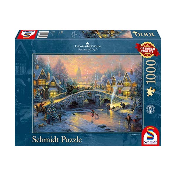 Schmidt - 58450 - Puzzle Classique - Village en Hiver