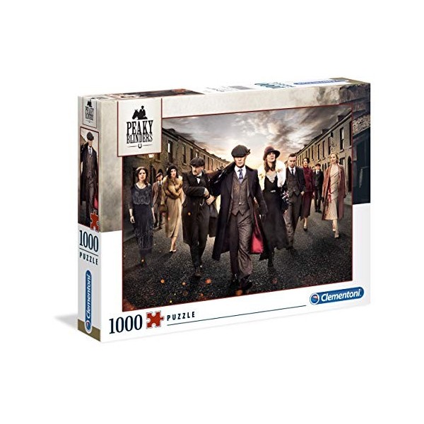 Clementoni Other License Peaky Blinders Puzzle-1000 pièces Netflix-Puzzle Adulte-fabriqué en Italie, 39570, No Color