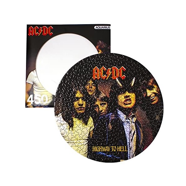 NMR Distribution ALBM-002 AC/DC Highway to Hell 450 pc Picture Disc Puzzle, Multi-Colored