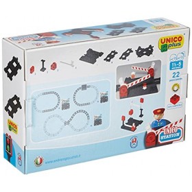 Unicoplus Accessoires Circuit Train 22&nbsp;pièces, Gris, 8539&nbsp;–&nbsp;0000