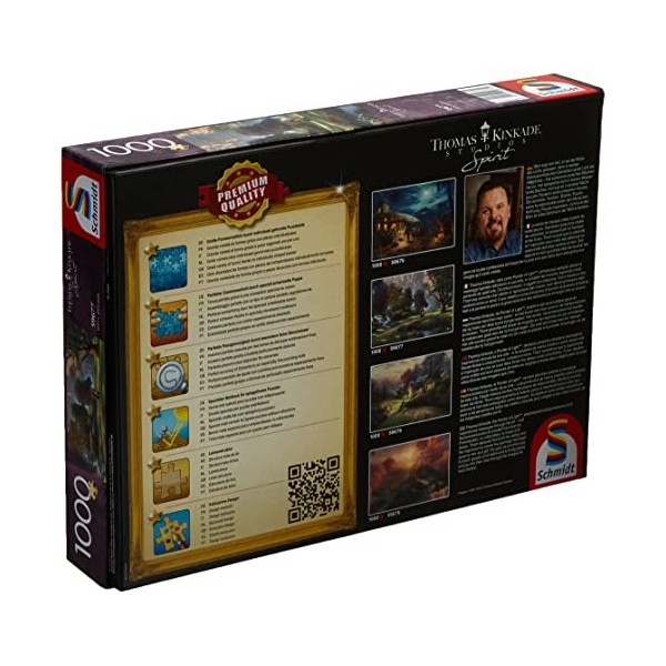 Schmidt Spiele- Thomas Kinkade, Esprit, Voie de la Foi, Puzzle de 1000 pièces, 59677, Multicolore