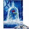 Visionpz Puzzles pour Adultes 1000 pièces La Belle et la Bête Casse-tête de défi cérébral Art Puzzle Cadeau personnalisé de P