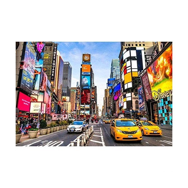 Puzzle 1000 pièces-Time Square-Adultes Adolescents Enfants Puzzle Grand Puzzle Jouets Cadeau éducatif intellectuel décompress