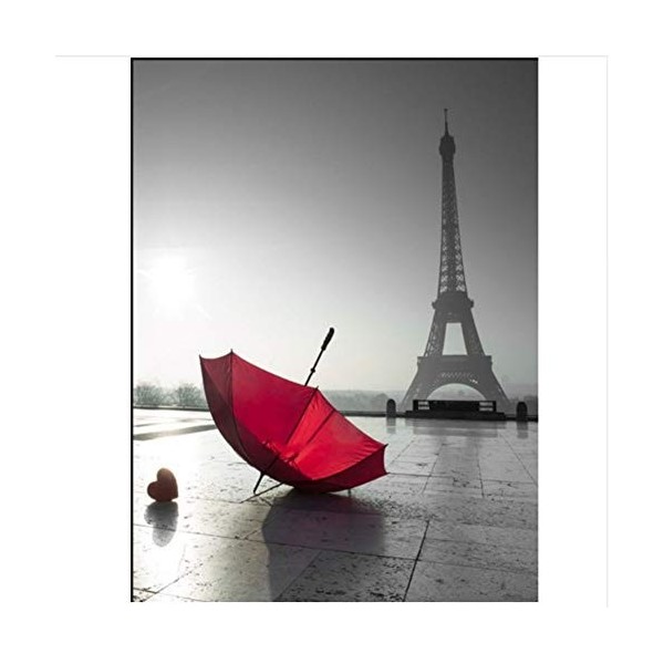 WACYDSD Puzzle Adulte 1000 Pièces Love Tour Eiffel Puzzle Classique Kit Bricolage Jouet en Bois Cadeau Unique Décor À La Mais