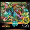 Buffalo Games - Jardin colibri – Puzzle de 500 pièces avec images cachées, vert