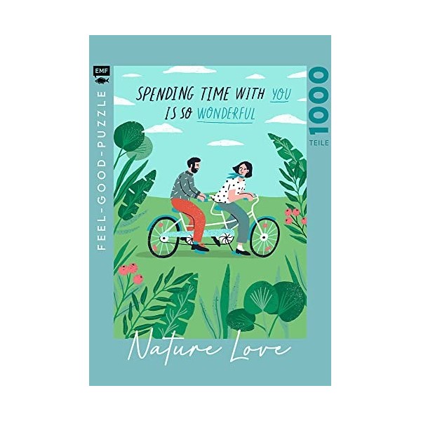 Puzzle Feel-Good de 1000 pièces – Nature Love : « Spending Time with You is So Wonderful ».