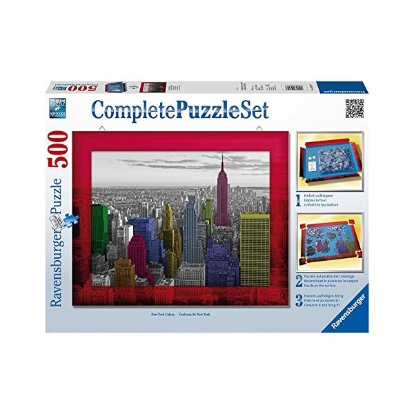 Ravensburger - 14894 - Puzzle Classique - Couleurs De New York Comp - 500 Pièces