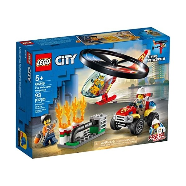 LEGO 60248 City Fire L’Intervention de l’hélicoptère des Pompiers