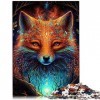 Puzzle pour Adultes Puzzles en Bois de Renard Puzzles pour Adultes 500 pièces comme Cadeaux pour Toute la Famille et 19,7" x 