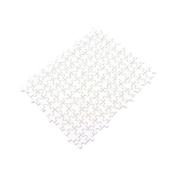 Abaodam Énigmes Vierges Puzzle Blanc en Bois 1000 Pièces avec Couvercle Ébauches De Sublimation