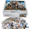 BERULL Puzzle Animaux 1000 Pièces,Puzzles Le Monde des Animaux - Jeu intellectuel pour de 1000 pièces - Puzzles Uniques pour 