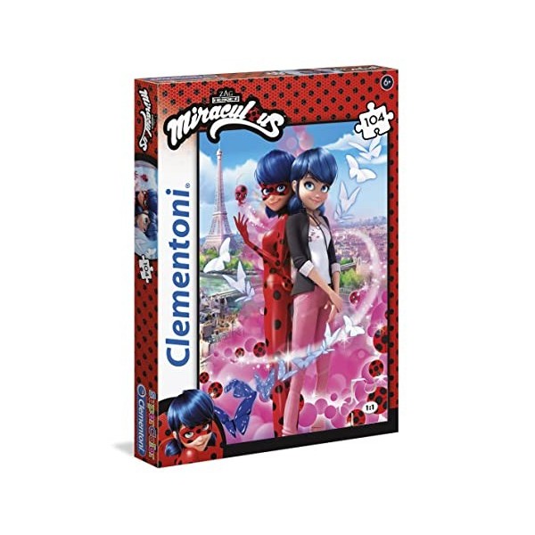 Clementoni-Clementoni-27076-Supercolor Collection-Miraculous-104 pièces, 27076, Multicolore