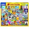 White Mountain Puzzles I Love Florida - 1000 Piece Jigsaw Puzzle