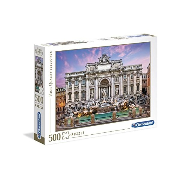 Clementoni 35047, Puzzle Collection, Fontaine de Trevi, 500 Pièces