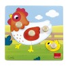 Goula - 53052 - Puzzle Poule 22x22cm 