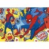 Clementoni- Puzzle Maxi Spiderman Marvel 24pzs Does Not Apply, Spiderman-24 pièces Enfant-fabriqué en Italie, 3 Ans et Plus, 