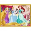 Trefl- Freudiger Tag der Prinzessinnen, Princess Von 35 BIS 70 Teilen, 4 Sets, für Kinder AB 4 Jahren Puzzle 4 en 1 modèle Pr