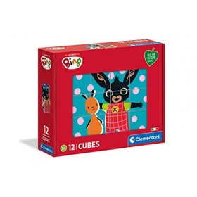 Clementoni - Casse-Tête Bing - 12 Cubes 1 Paquet 