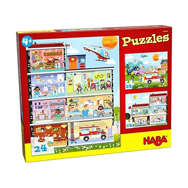 HABA 304283 - Puzzles Mon petit hôpital