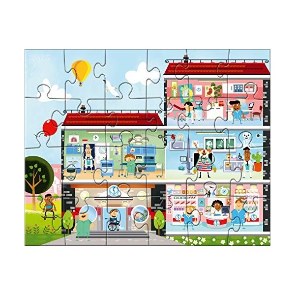 HABA 304283 - Puzzles Mon petit hôpital