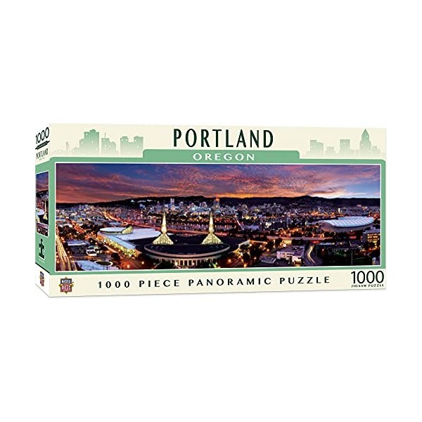 MasterPieces Cityscape - Portland 1000pc Panoramic Puzzle