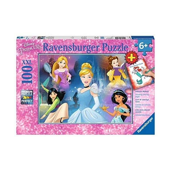 Ravensburger- Disney Princess Ravissant Puzzle Princesse pour Enfant, 13699, Gris