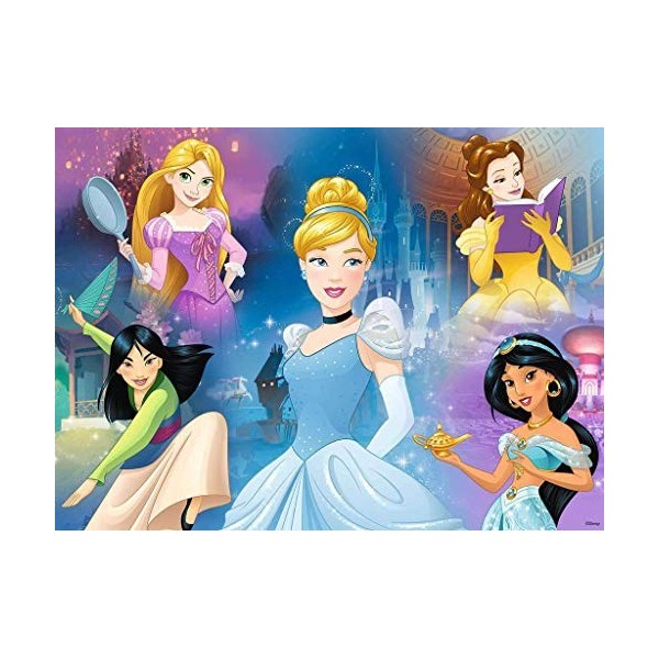 Ravensburger- Disney Princess Ravissant Puzzle Princesse pour Enfant, 13699, Gris