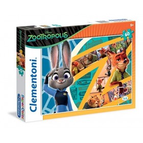 Clementoni - 26959.4 - Puzzle - Zootpie - 60 Pièces