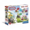 Clementoni My First Little Tikes Enfant-boîte de 4 Puzzles 3, 6, 9 et 12 pièces -fabriqué en Italie, 2 Ans et Plus, 20832, 