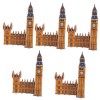 Toyvian 1 Jeu Casse-tête Big Ben Jeu De Construction Big Ben Puzzle Big Ben Angleterre Jouets Éducatifs Puzzles De Grande Tai